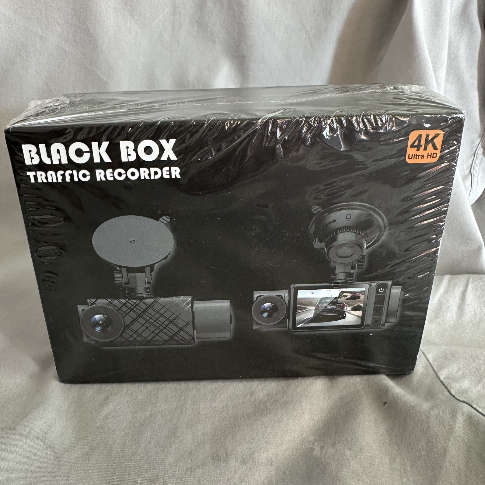Rearview Mirror Dual Channel Recorder - Black Box Traffic Recorder -NEW SEAL