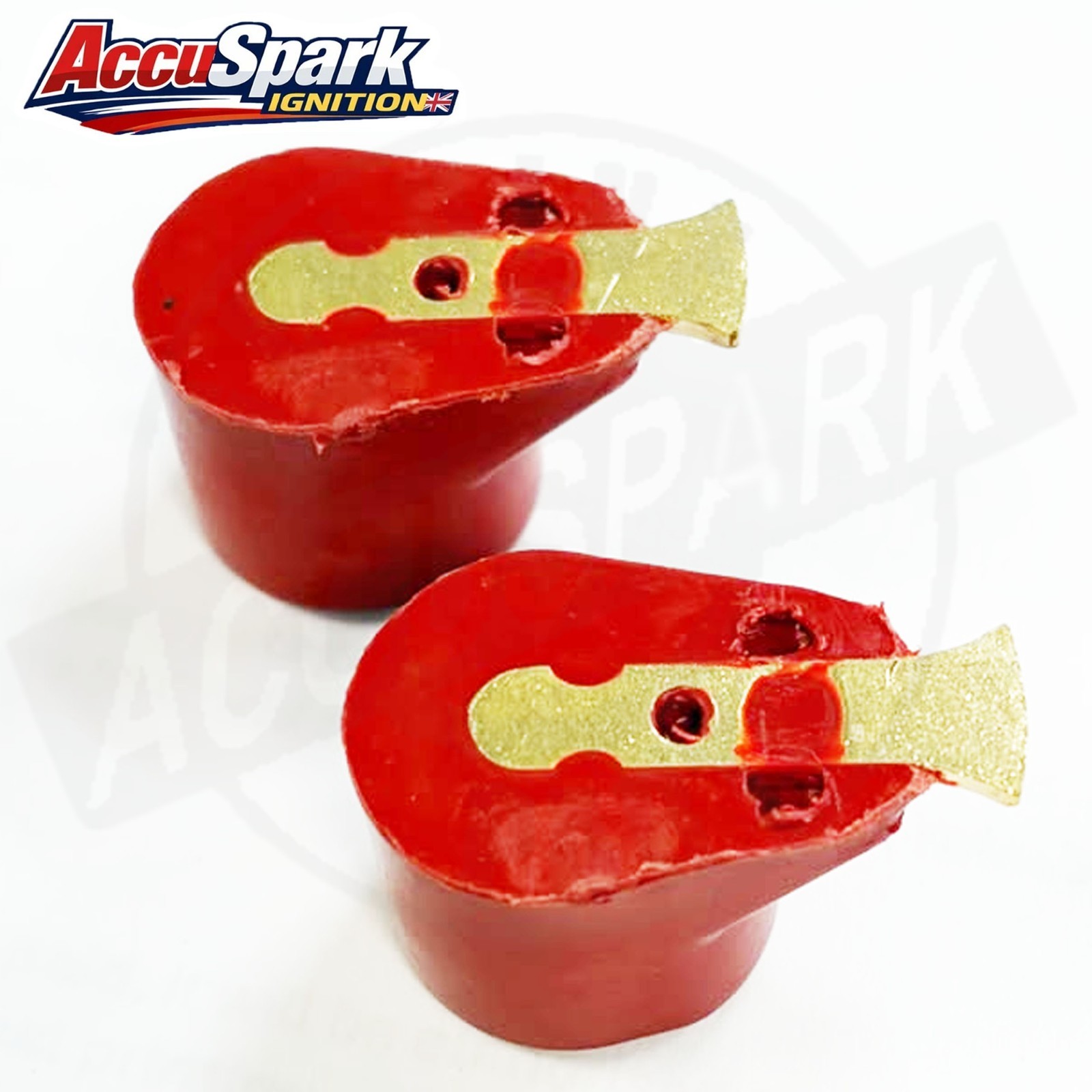 Pair Lucas 43D4 45D4 59D4 Red Rotor Arm AccuSpark