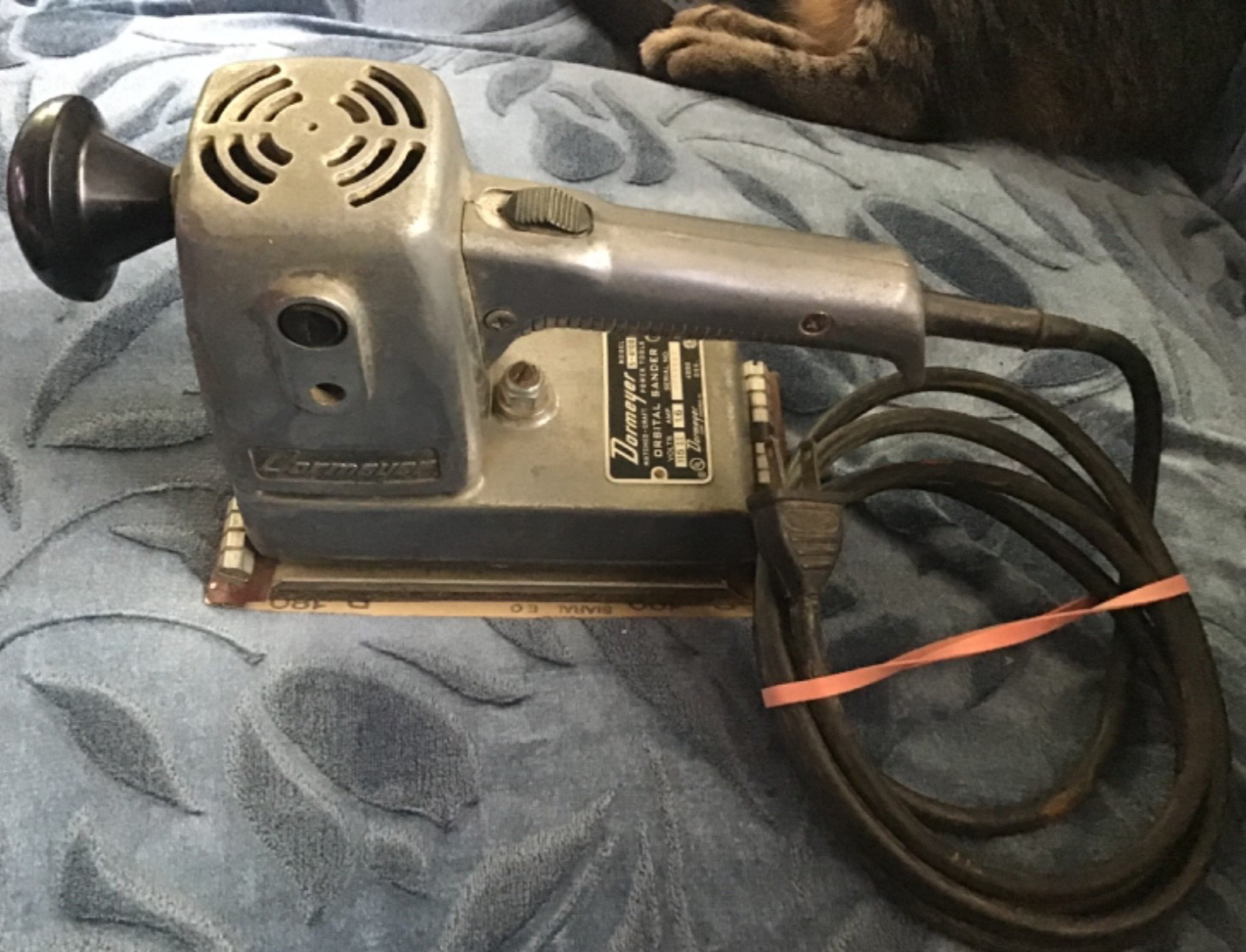 Dormeyer Orbital Sander Corded Power Tool Model 5-4100 w/ instruction manual.