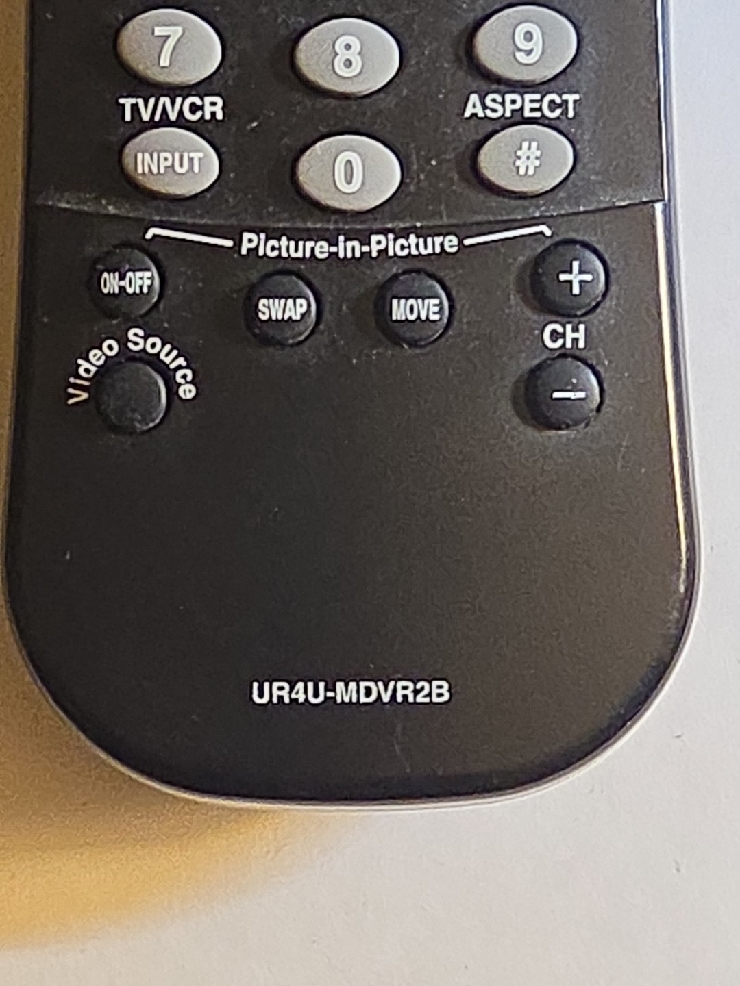Universal 4-Function Remote Control UR4U-MDVR2B Digital HD DVR