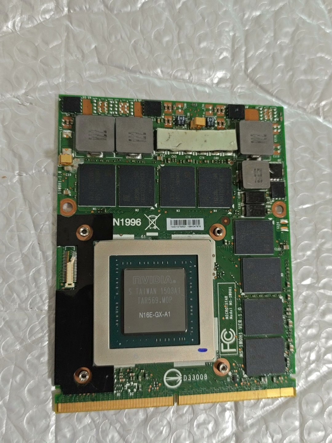NVidia GTX 980M 8G MXM N16E-GX-A1 video Graphics card Alienware MSI Clevo HP