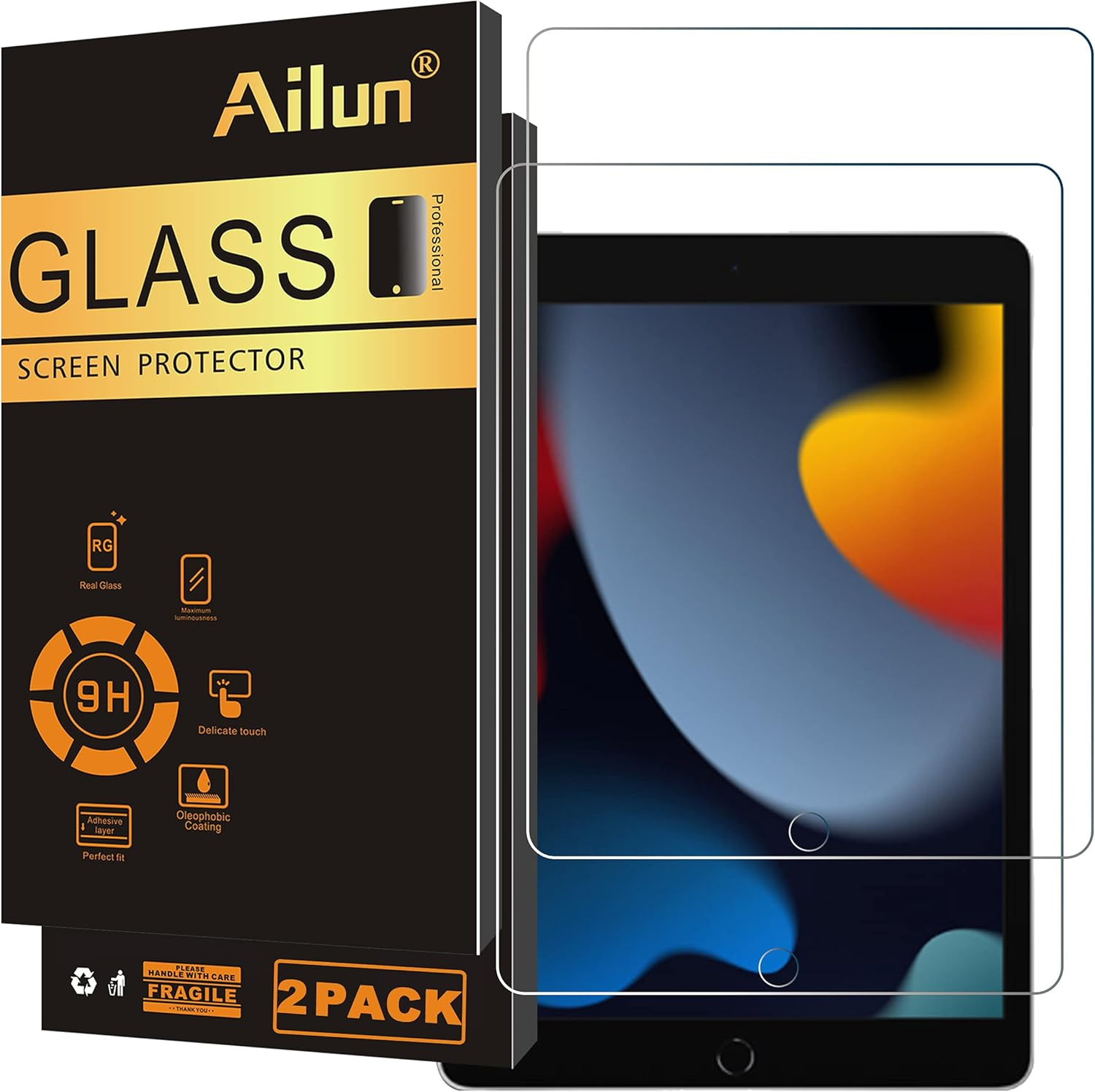 Screen Protector for Ipad 9Th 8Th 7Th Generation (10.2 Inch, Ipad 9/8/7, 2021&20