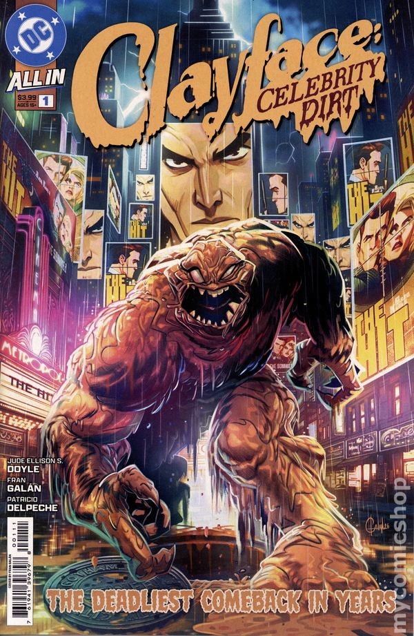 Clayface Celebrity Dirt 1A 2026 Stock Image