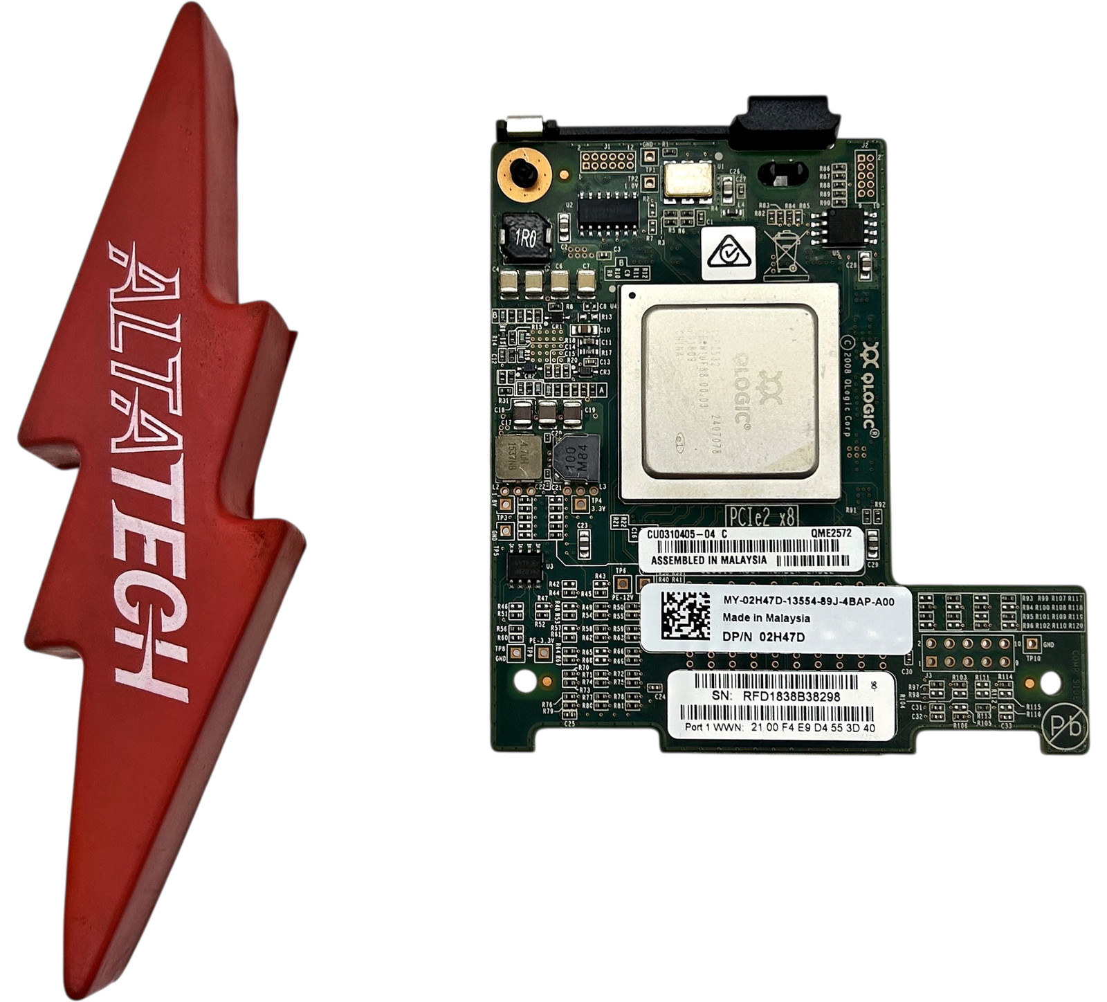 Dell 02H47D QLogic QME2572 8G Dual Port Fibre Mezzanine Card Adapter HBA