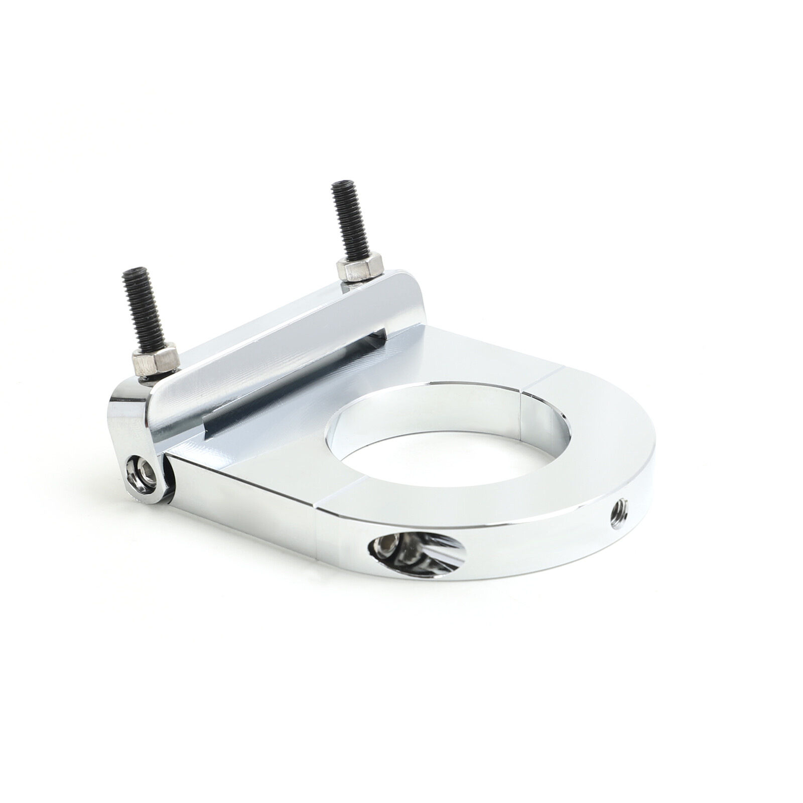 Chrome Universal Aluminum Street Rod 2" Steering Column Drop Bracket 2 1/2" Drop
