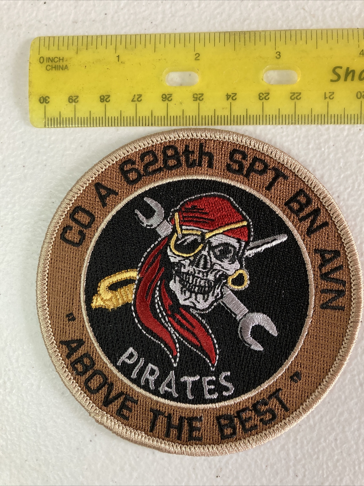 Co A 628th SPT BN AVN Pirates Above The Best Military Patch new