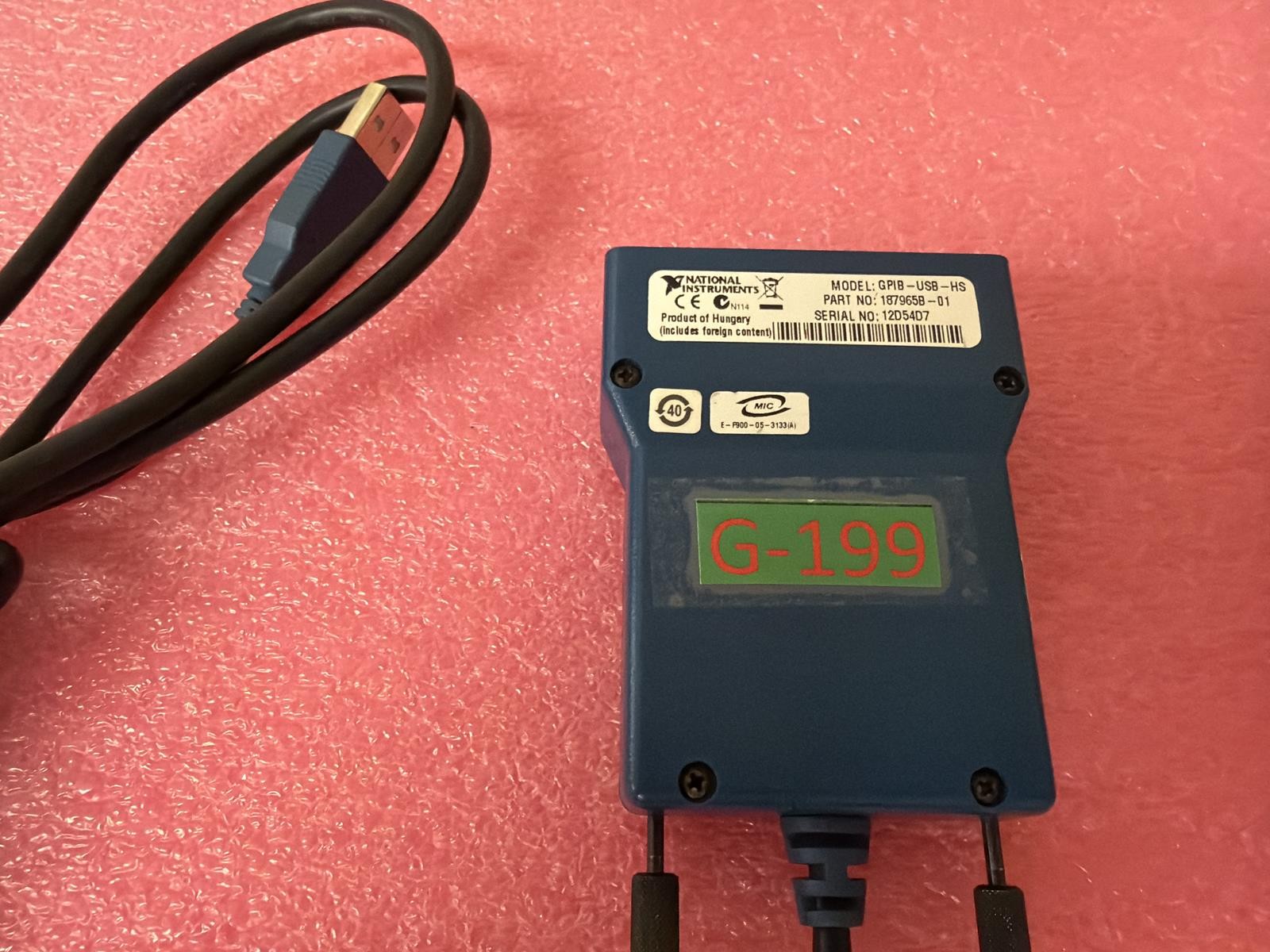 NATIONAL INSTRUMENTS GPIB-USB-HS 187965B-01