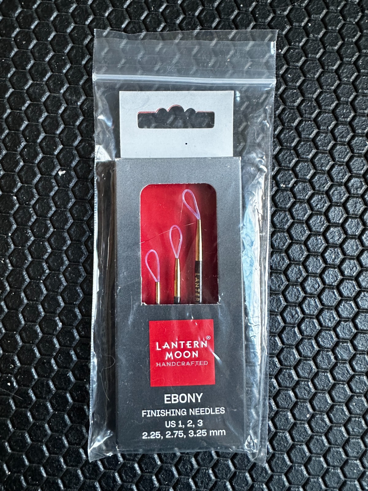 Lantern Moon Ebony Finishing Needle Set - New