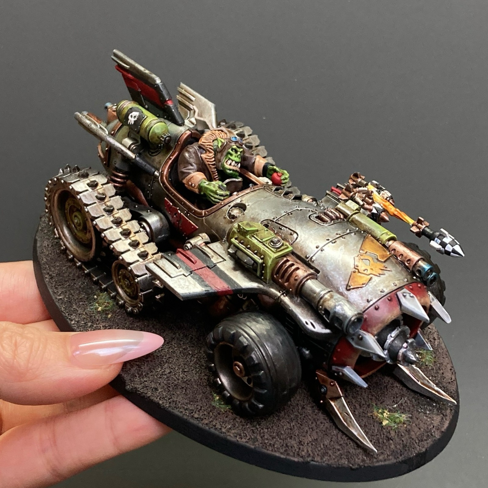Warhammer 40K Megatrakk Scrapjet Xenos Armies Orks Presale Painted Gallery Army