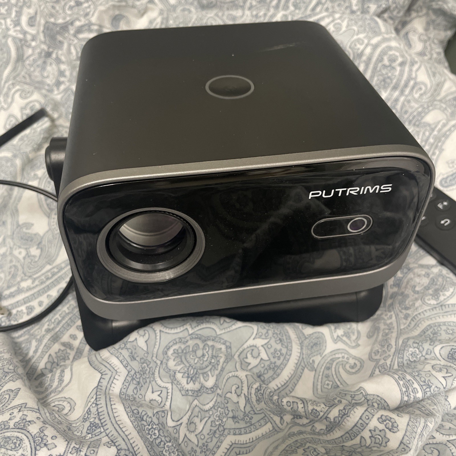 Mini Projector with WiFi Bluetooth, PUTRIMS Portable 1080P Movie Projector