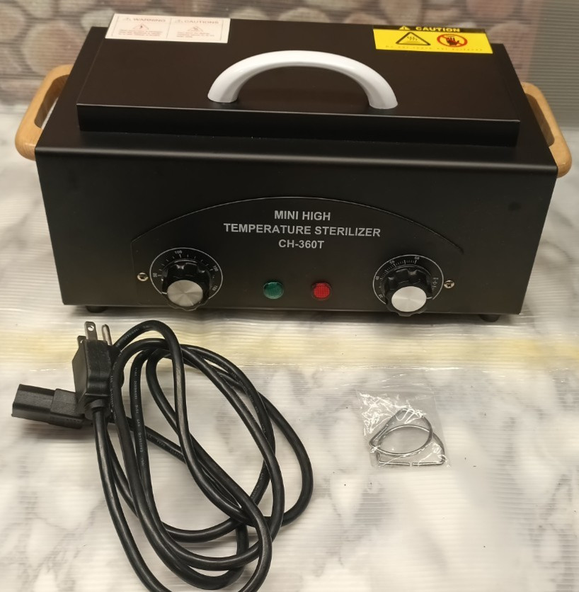 Sanitizing Box Mini High Temperature Sterilizer Model CH-360T Black 300W