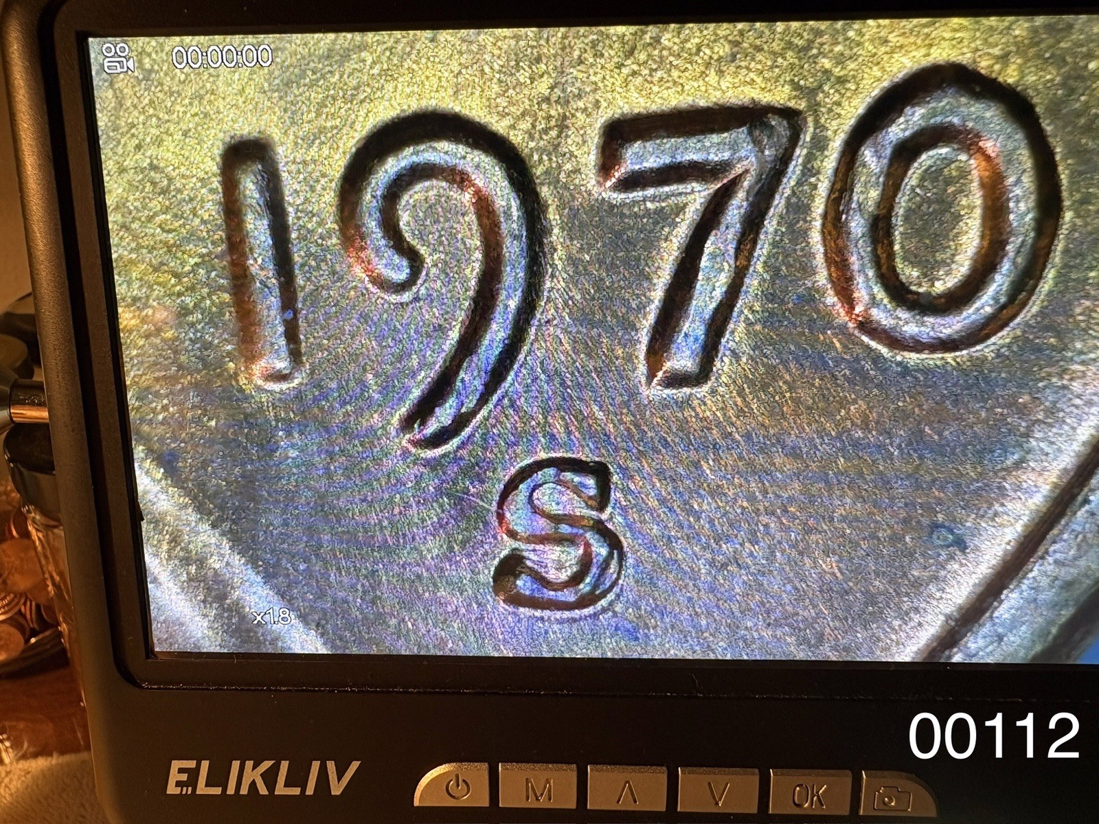 1970-S Lincoln 1c RD BU UNC with errors