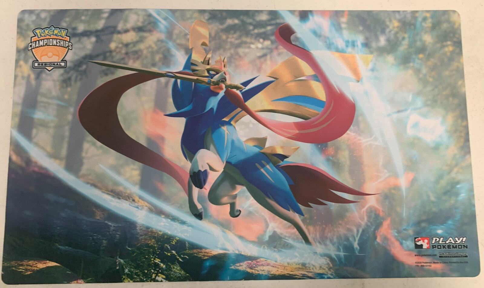 Pokémon Official Zacian Regional Championships 2020 Playmat!!