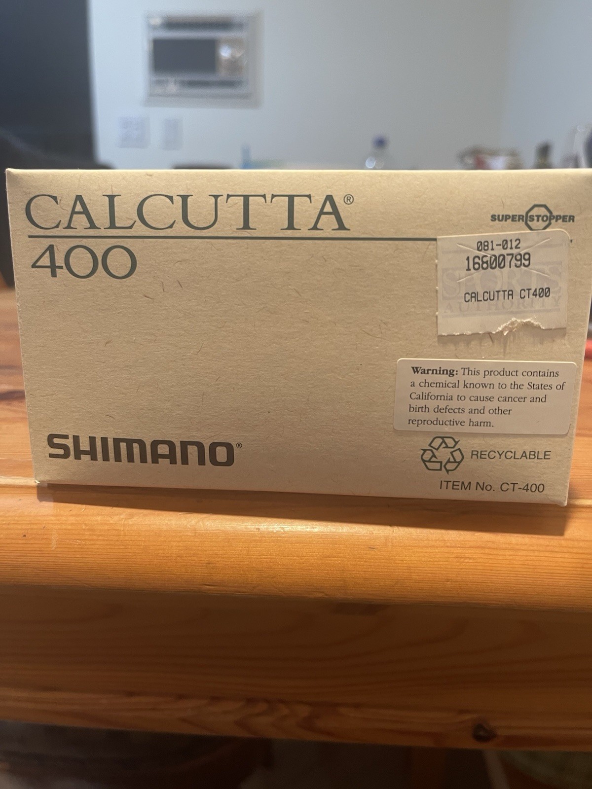 Shimano Calcutta 400 Fishing Reel Gold Aluminum Box Guide Tool Parts