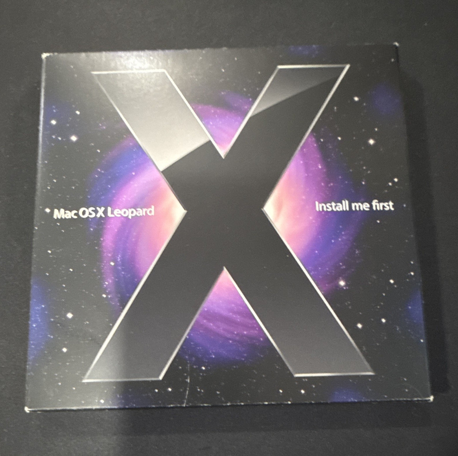 Apple Mac OS X 10.5 Leopard Operating System Install DVD Disc & Sleeve