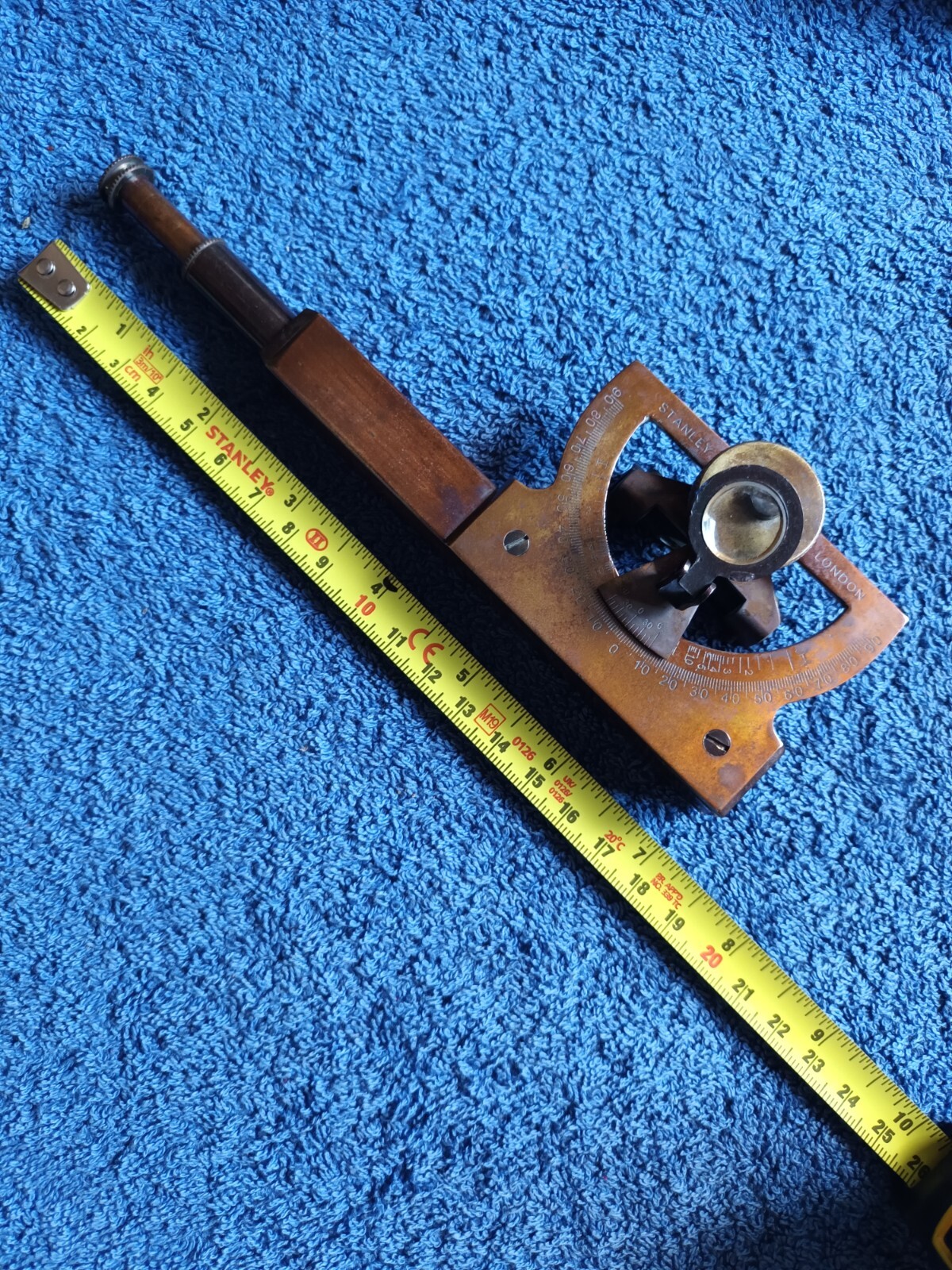Antique circa 1914 Telescopic Abney Clinometer by Stanley London. (AR58)