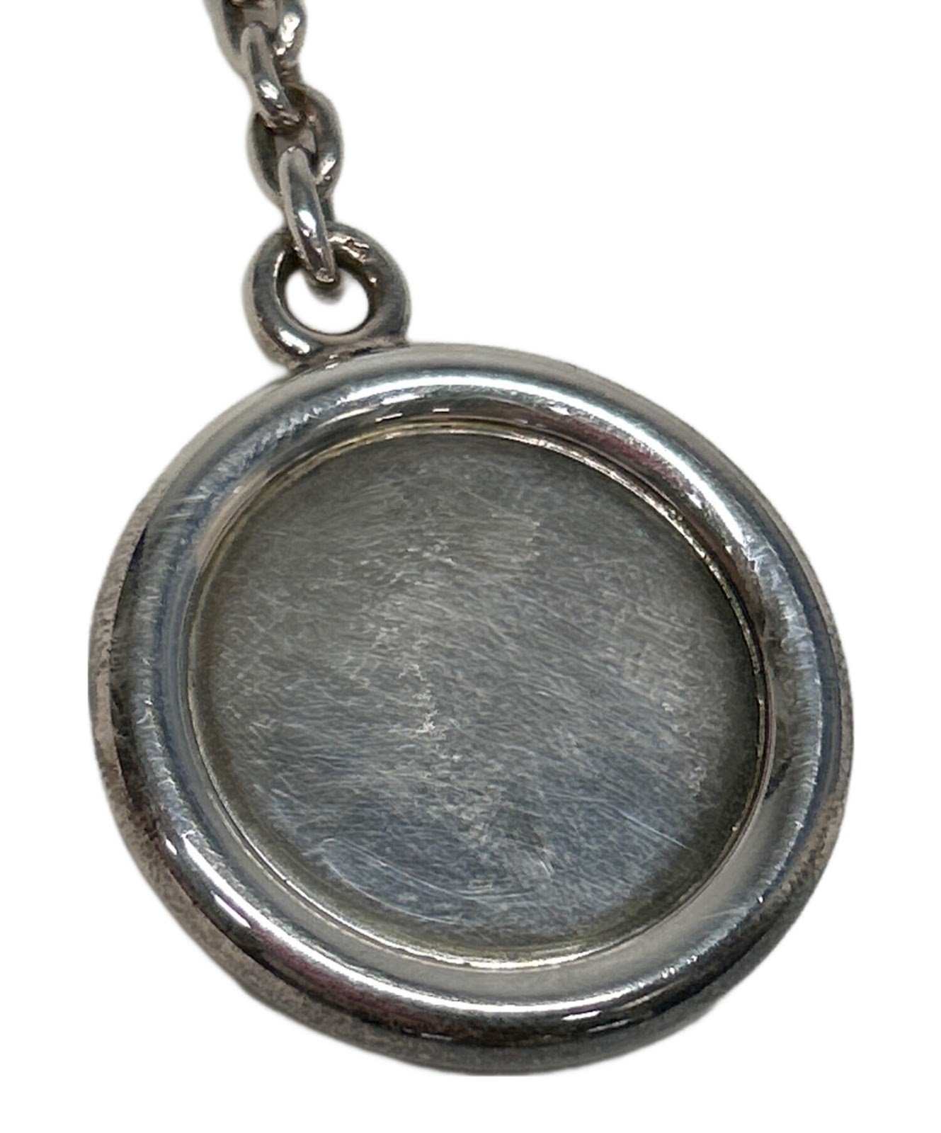 Authentic HERMES Charm Silver-Tone Women #3685
