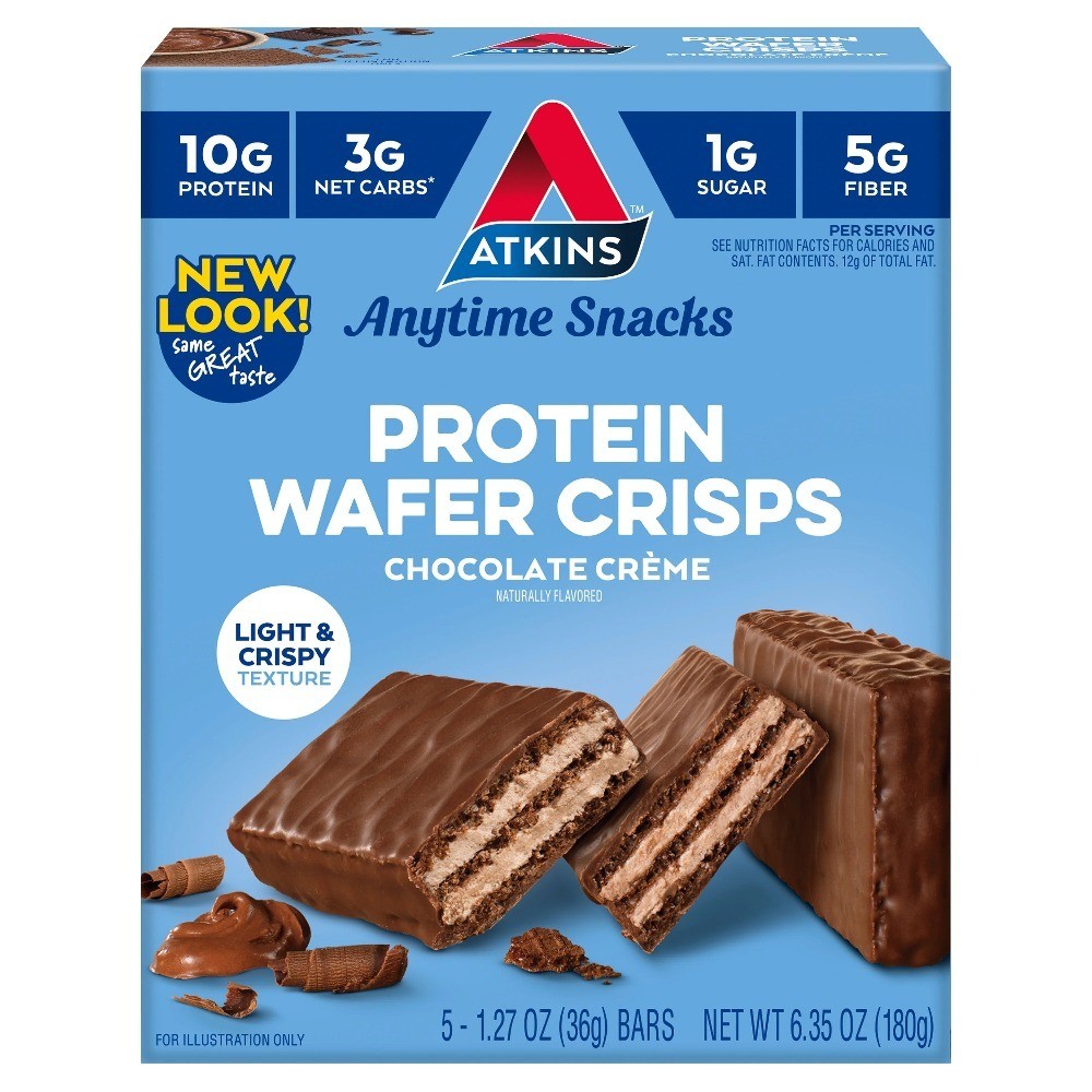 Chocolate Creme Wafers High Protein Low Carb Snack Keto Friendly Treat 5 Count 2