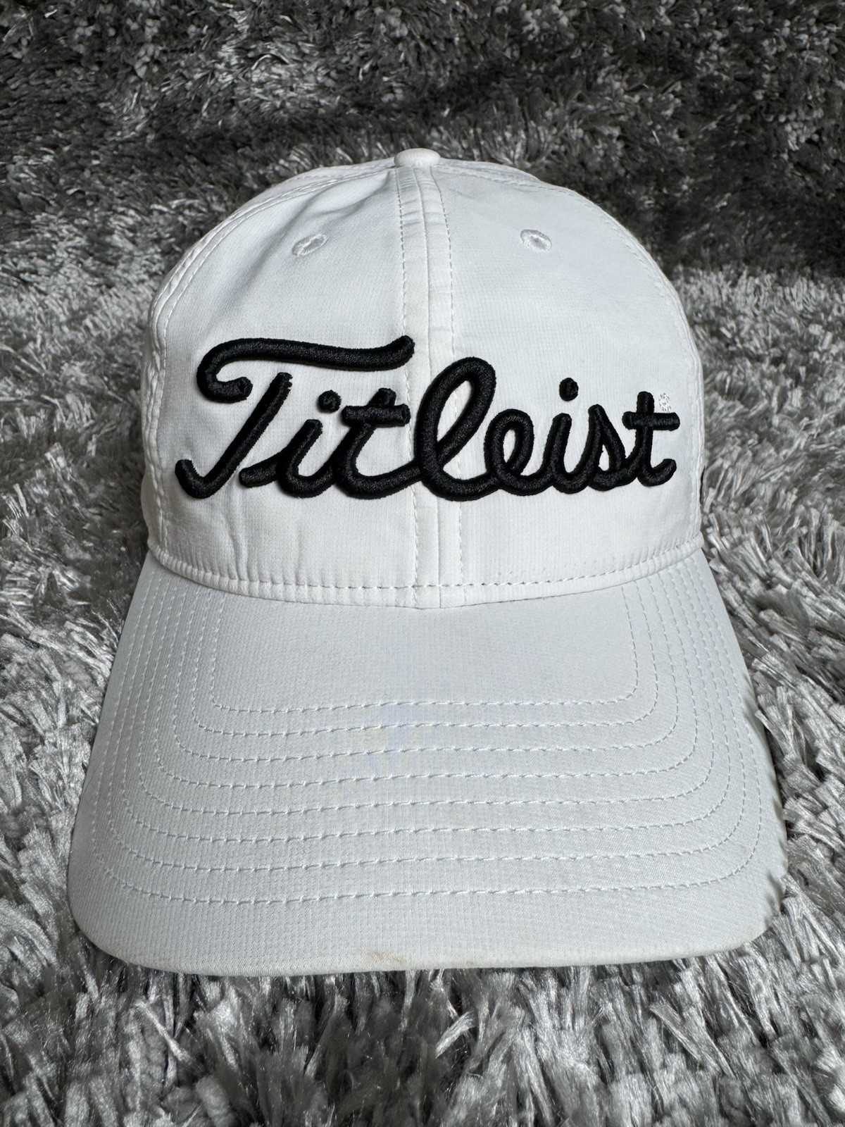 Titleist Hat Cap Strapback White Pro V1 Golf Hat FJ Adjustable Embroidered Logo