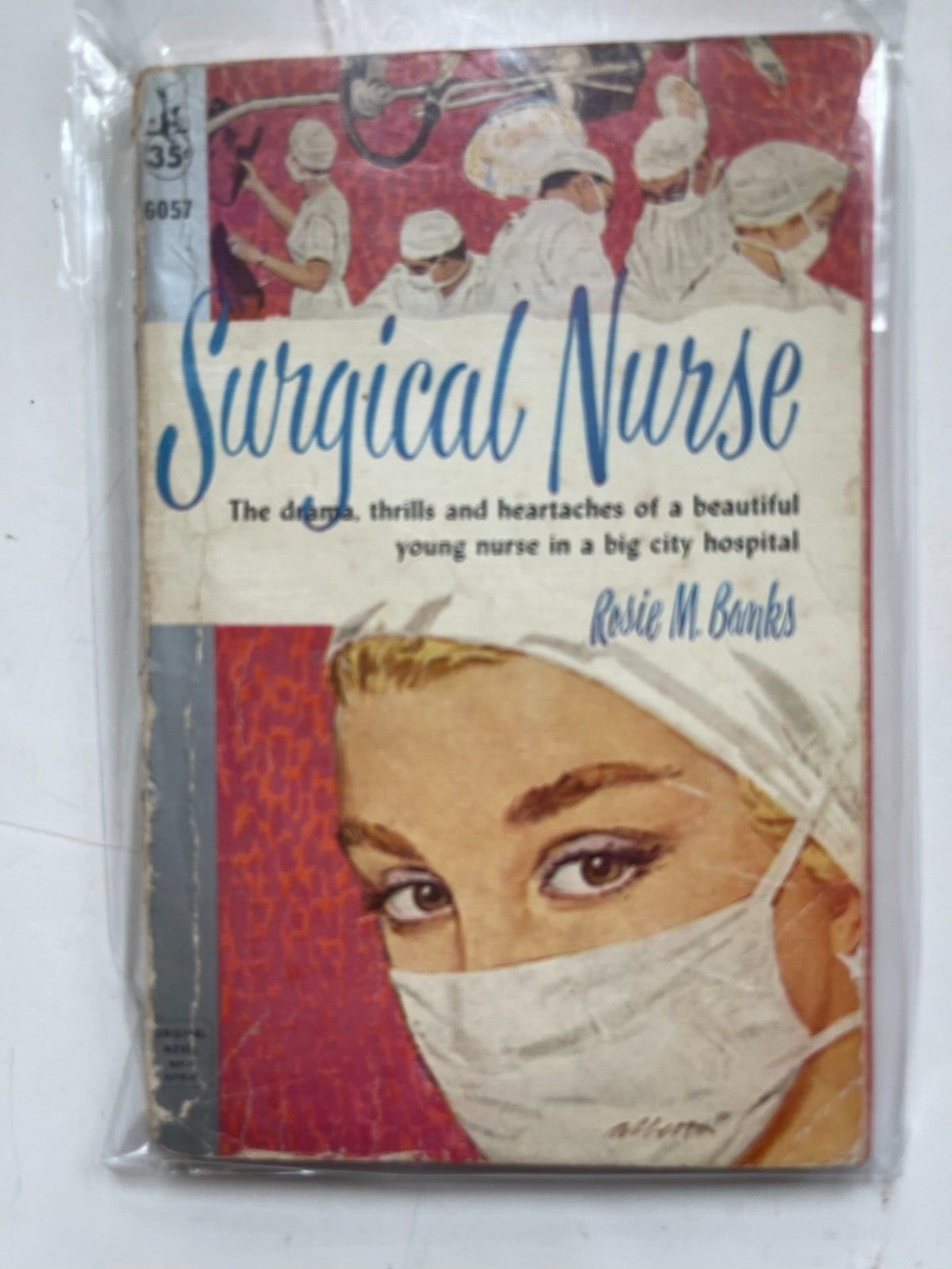 Rosie Banks SURGICAL NURSE # 1243 3 Great Cover Art Pocket Books Vintage 1959