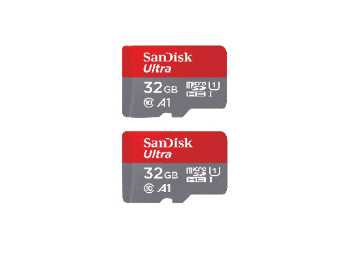 32GB Sandisk MicroSD Card works with Wyze Cam Pan Wyze Cam v2 Smart Cameras x2