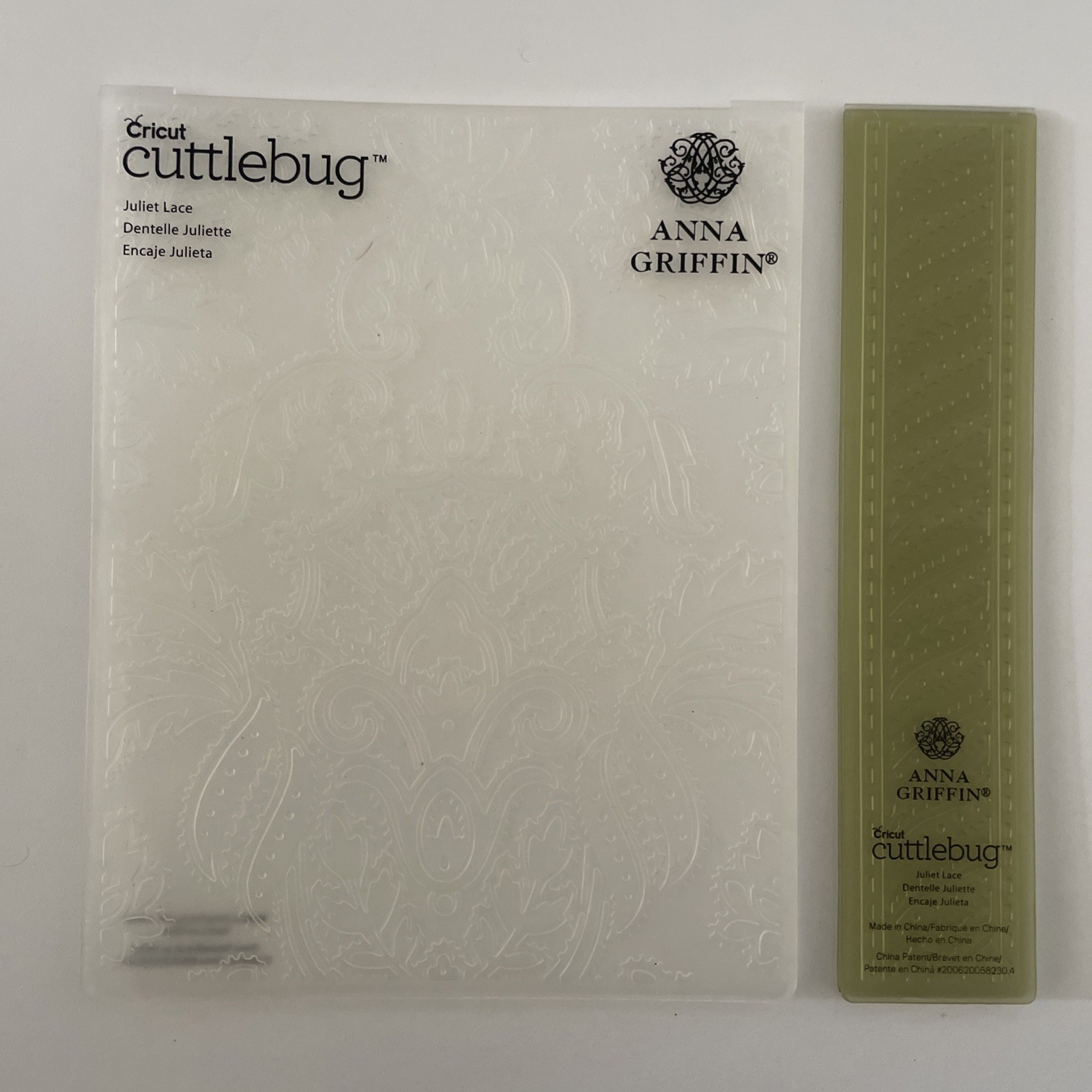 Anna Griffin Juliet Lace Embossing Folder Set by Cricut Cuttlebug