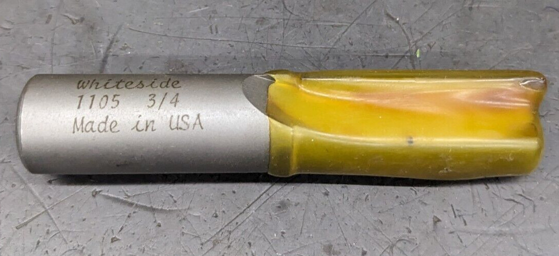 Whiteside 3/4" Carbide Tipped Straight Router 3/4" Shank 2 Flutes 1105 USA