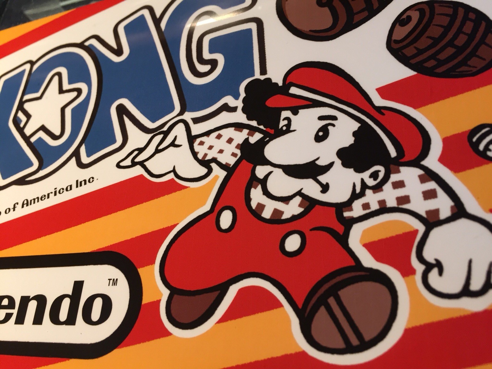 Donkey Kong Arcade Marquee 22.45" x 5.8"