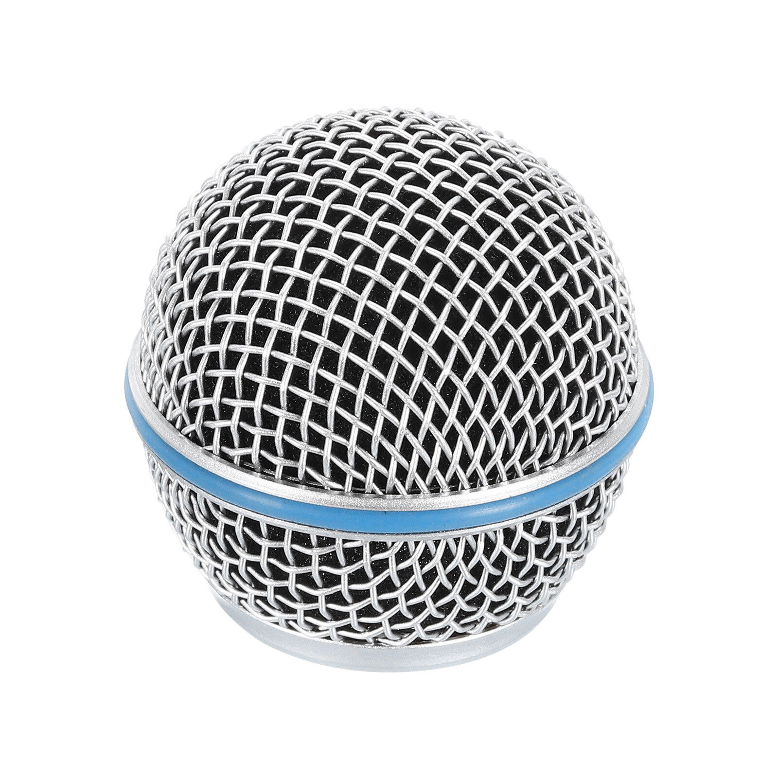 Mesh Microphone Grill Head Wired Microphone Ball Head Replace Mic