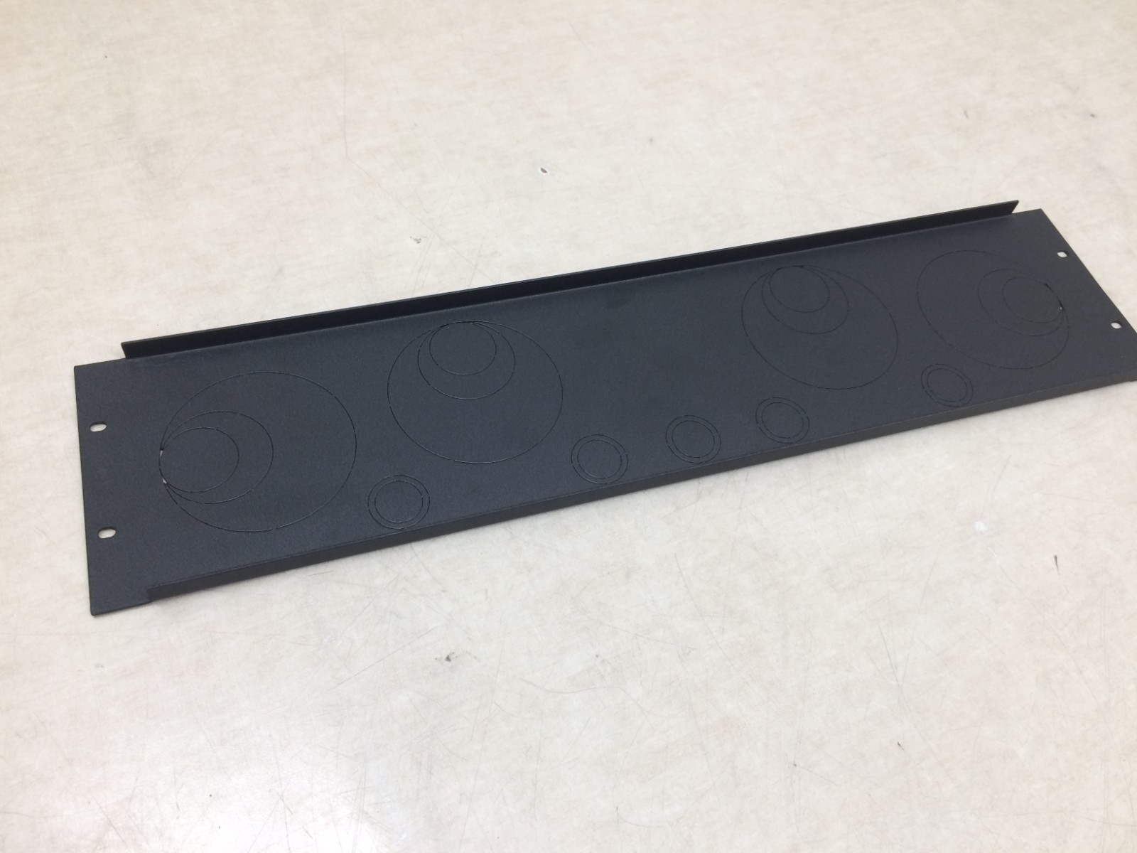 Middle Atlantic Electrical Knock Out Cover Panel Punch Hole Removable Plate BGR