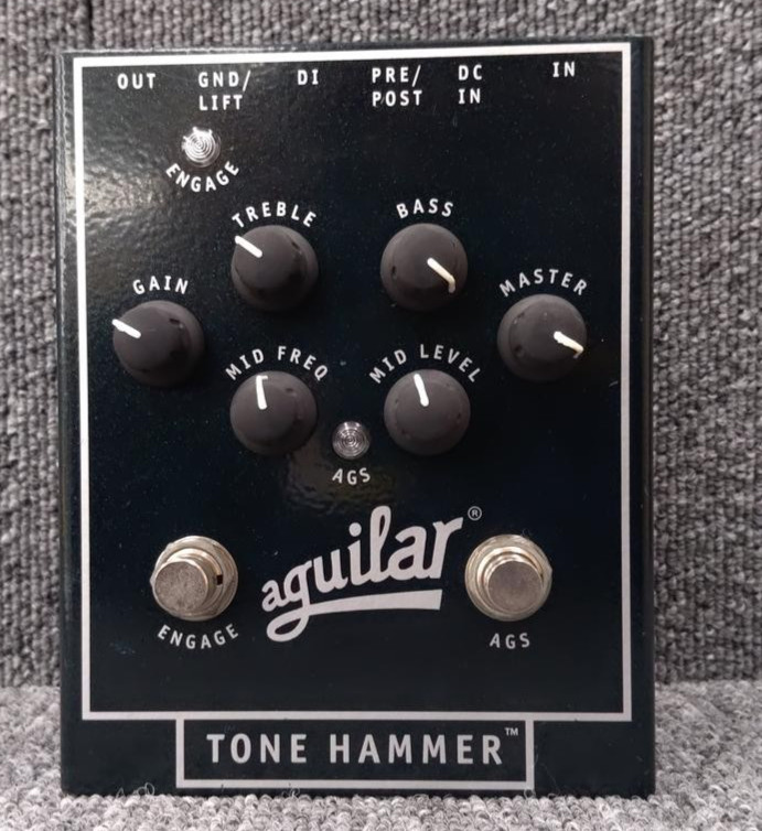 Aguilar Tone Hammer Bass Preamp DI Pedal Overdrive Effect Used Japan