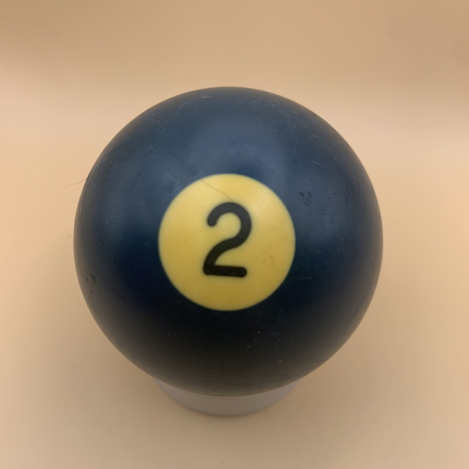 Vintage Replacement Pool Ball Billiards Blue Solid #2 Ball 2 1/4" Diameter