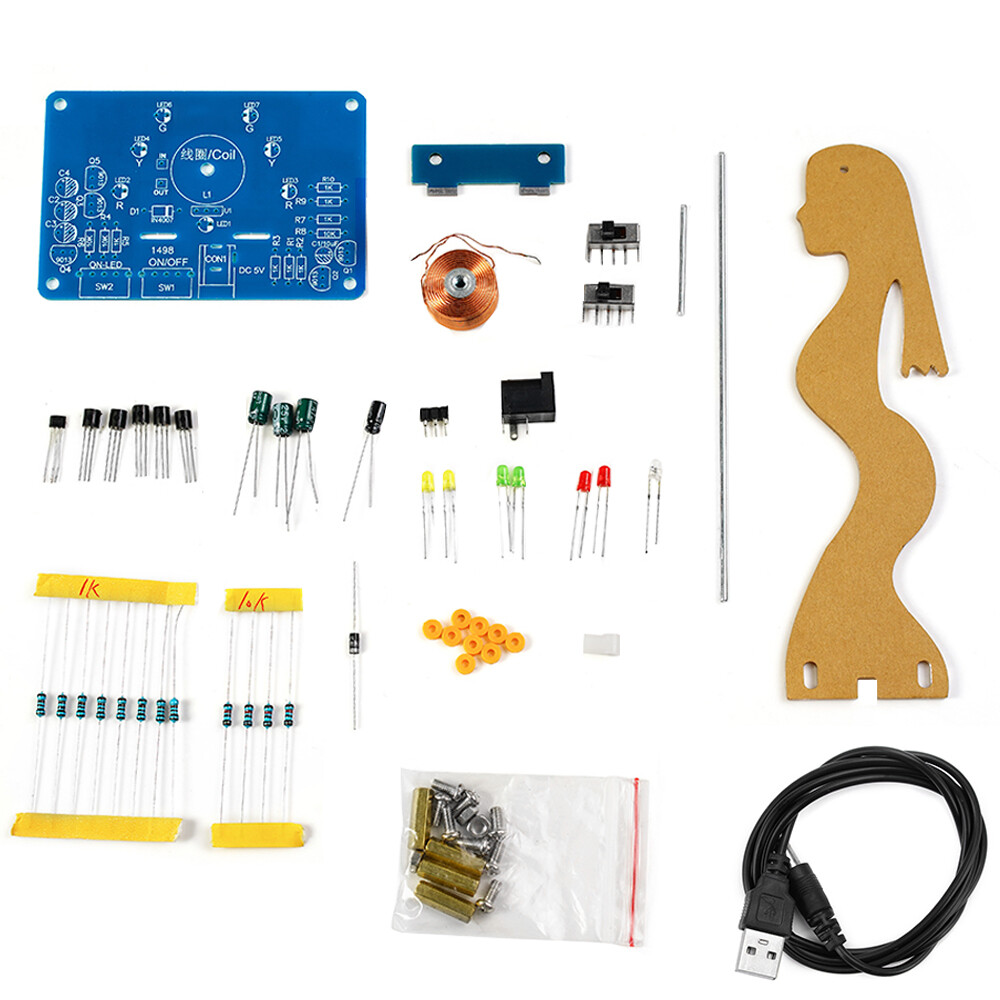 DIY LED Electronic Swing Kit Electromagnetic Swing Induction Teaching Welding