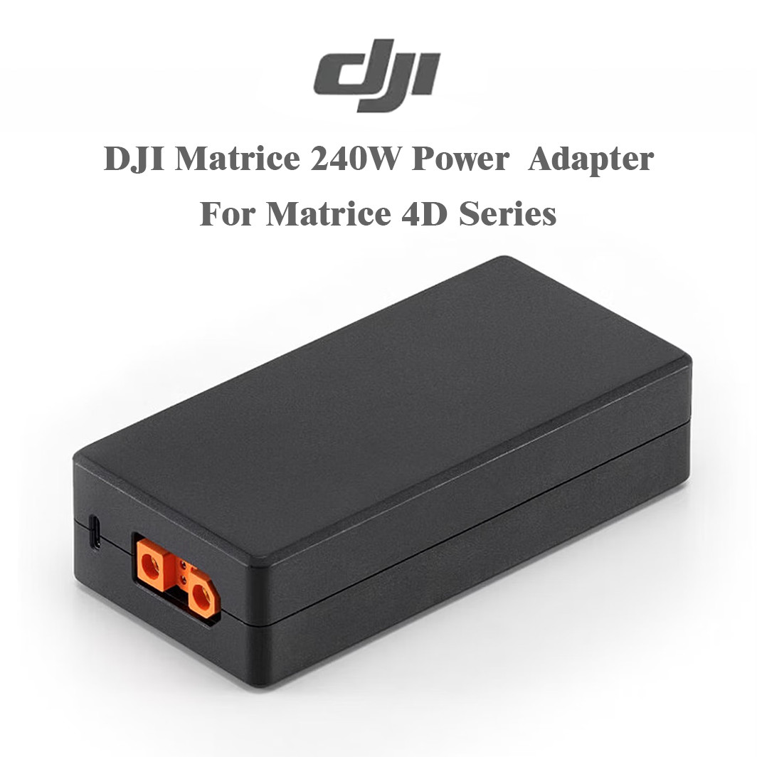 DJI Matrice 240W Power Adapter – Dual SDC/USB‑C, Fast Charge for 4D Series