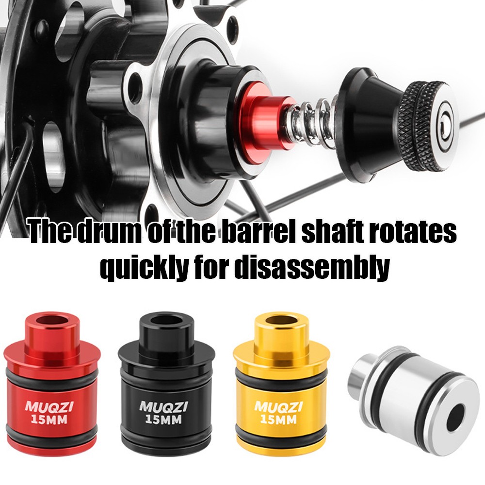 15mm 12mm To 9mm Hub Adapter Axle Bicycle Bike Conversion Reducer Thru Adapter ☾