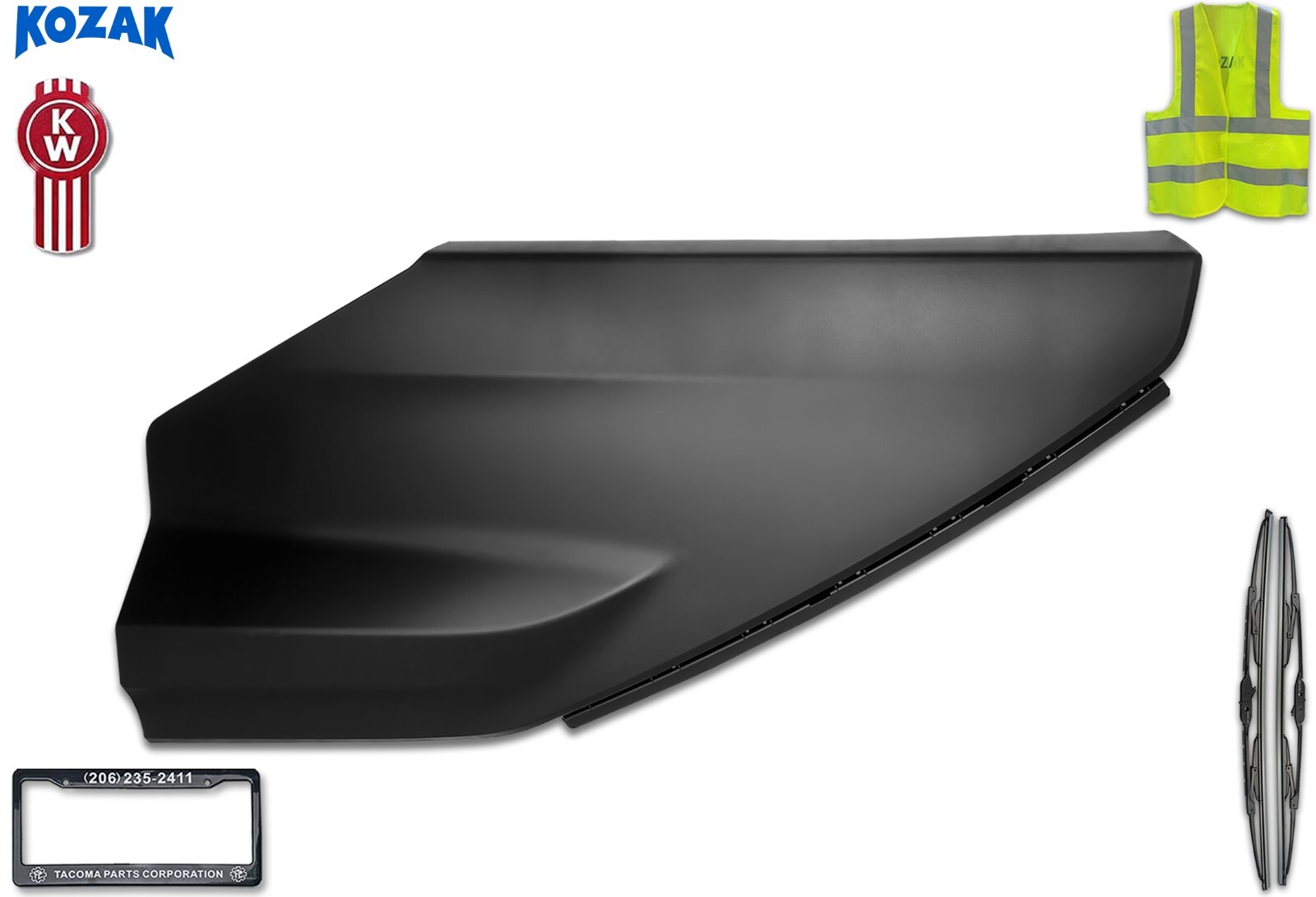 Side Fairing Panel - Center Skin Left Side for Kenworth T680 Next Gen 2022+