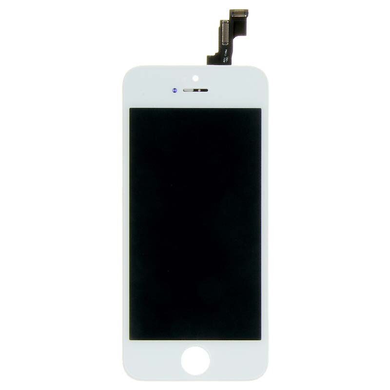 LCD Frame Assembly for Apple iPhone 5S SE 1st Gen White Basic Replacement Screen