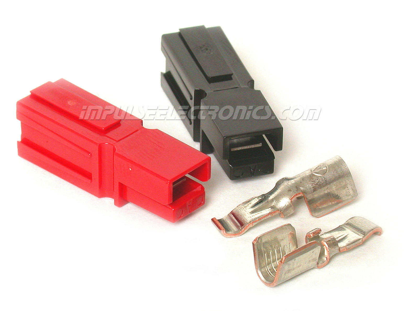 Anderson Powerpole Connector, 45 Amp Contacts, Red & Black Housings, 10 Pack