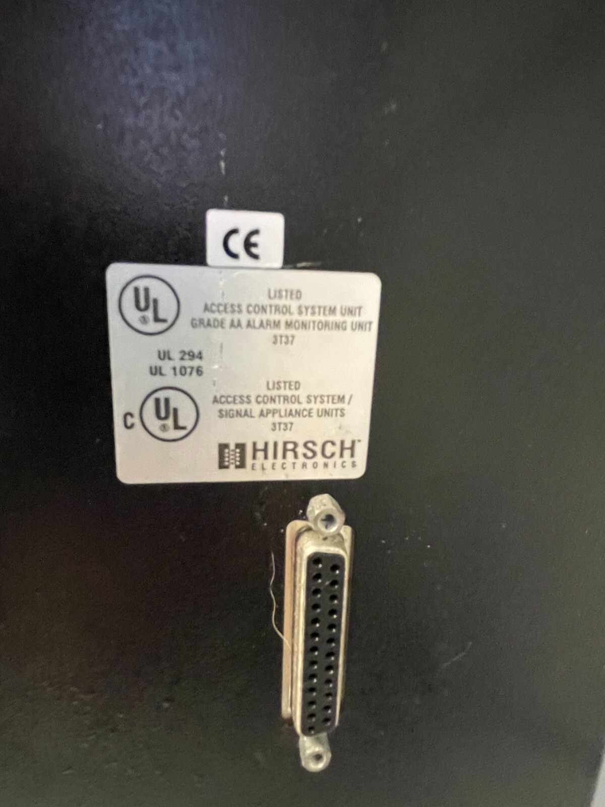 Hirsch Electronics Model 8 M8 8-Door Controller Panel Alarm System w/ Key