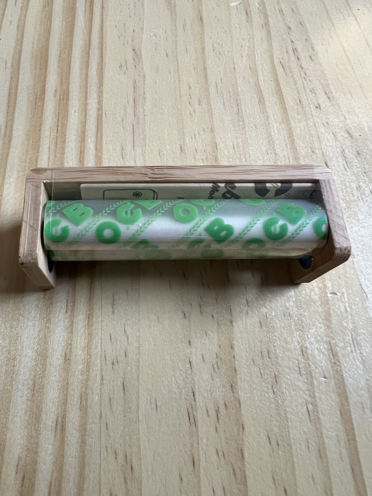 1x OCB BAMBOO 1 1/4 (79mm) Cigarette Rolling Machine Roller