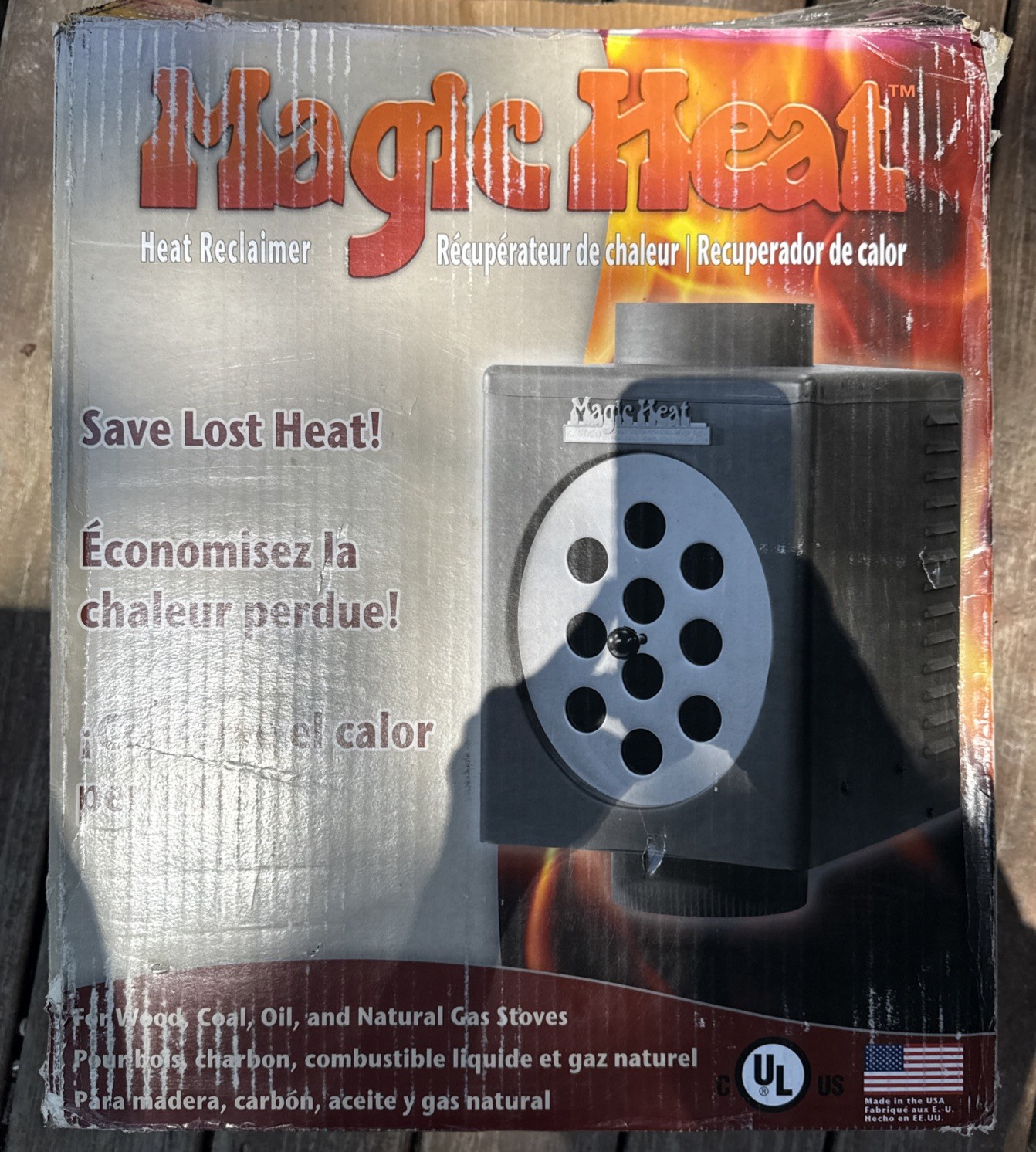 Magic Heat MH-6R 6 inch Bottom Crimp Heat Reclaimer-Opened Box
