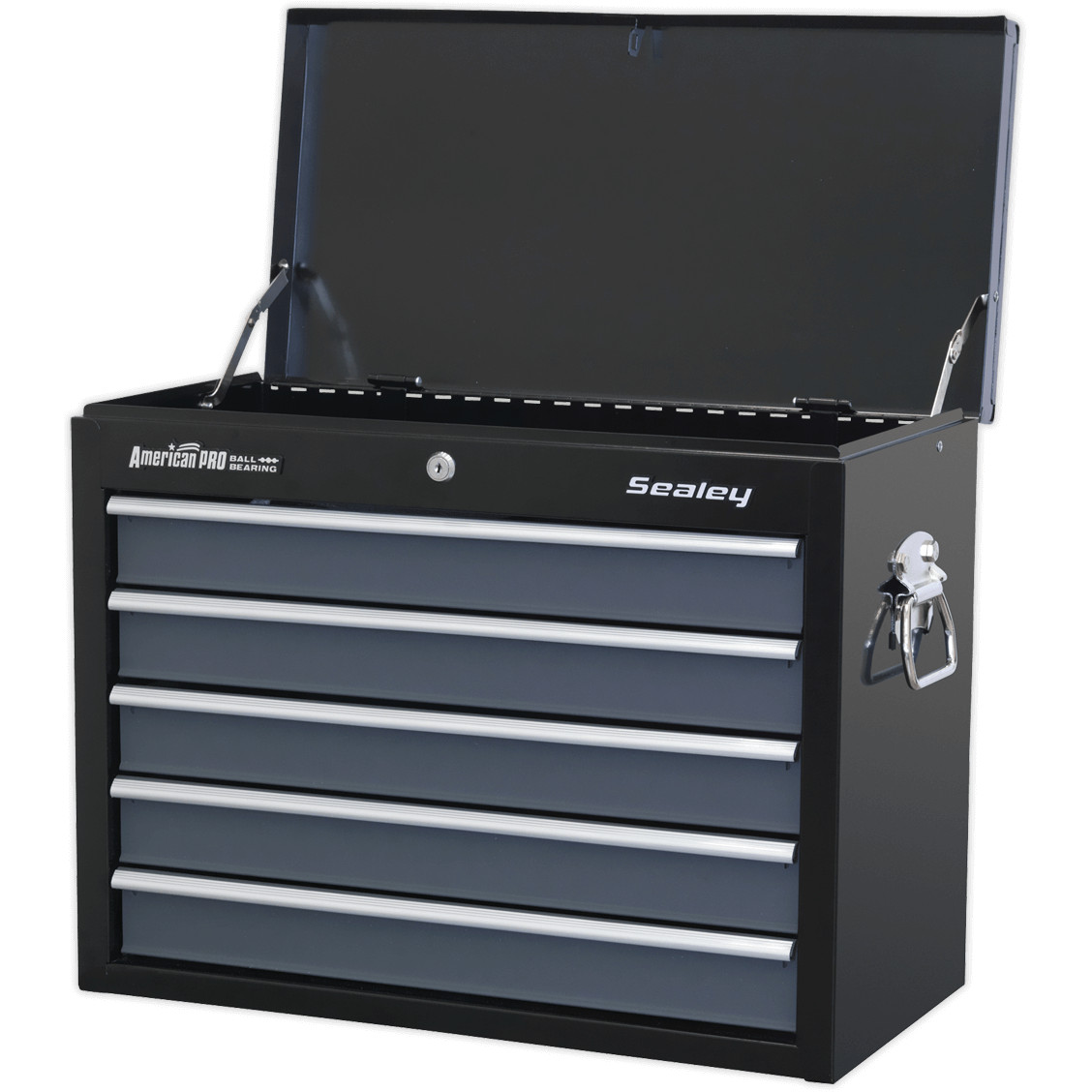 Sealey American Pro 5 Drawer Tool Chest Black / Grey