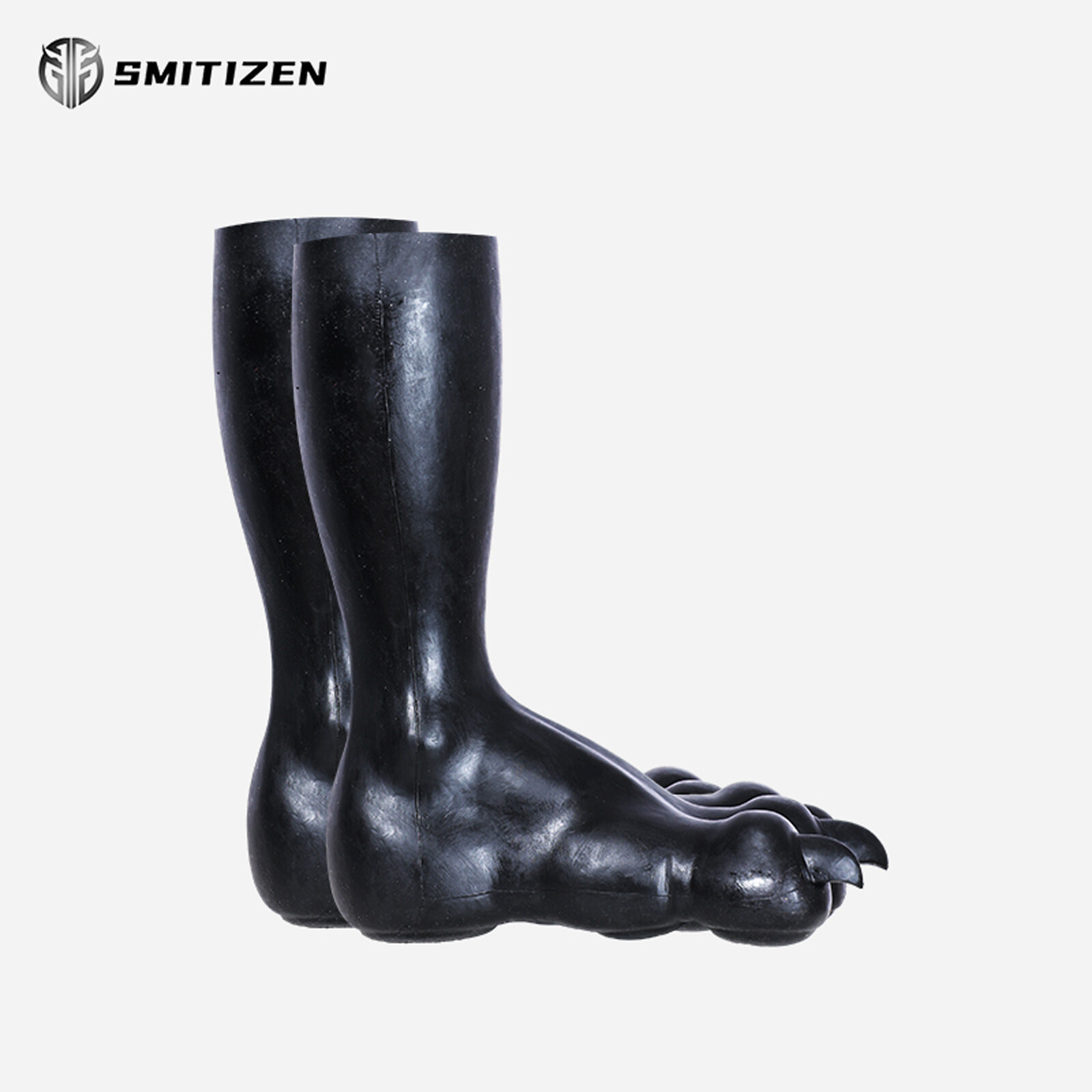 Smitizen Black Silicone Dragon Three-toed Beast Paws Costume for Halloween Cos