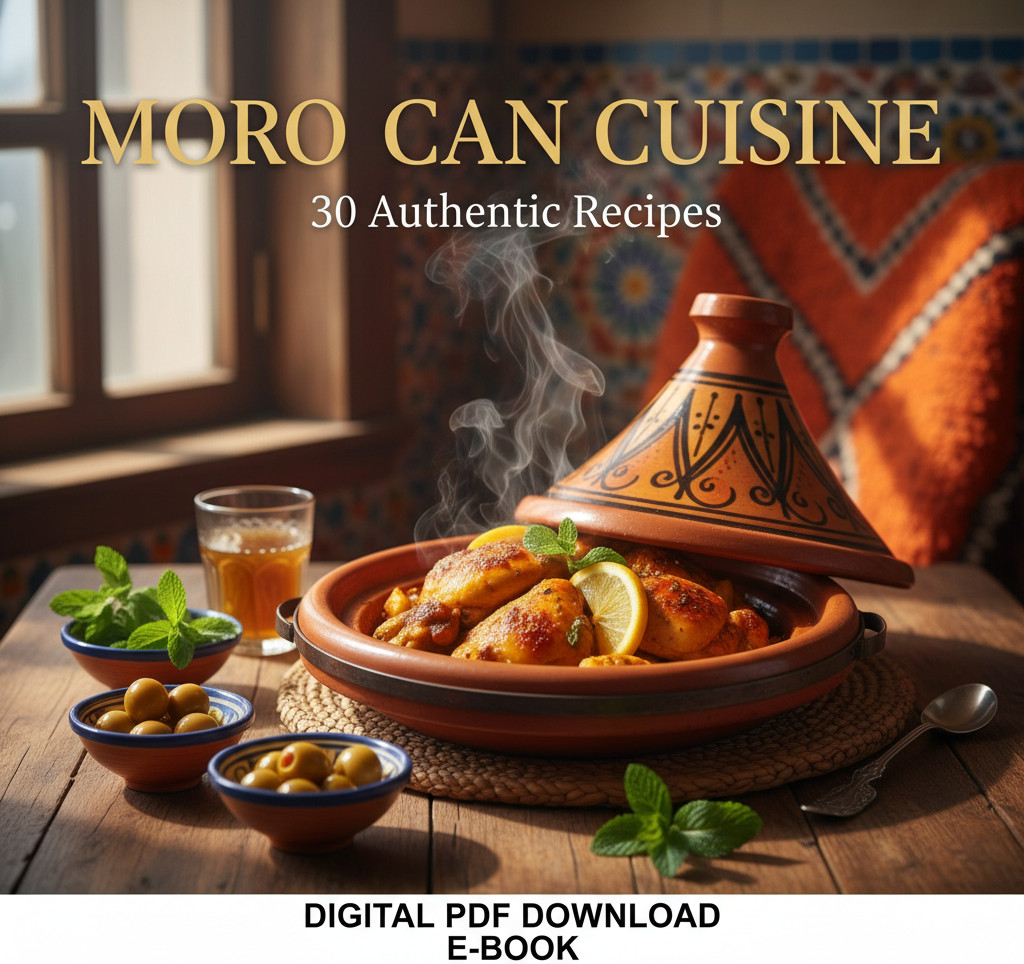 Moroccan Cuisine Secrets: Step-by-Step Cooking Guide - Digital PDF Version