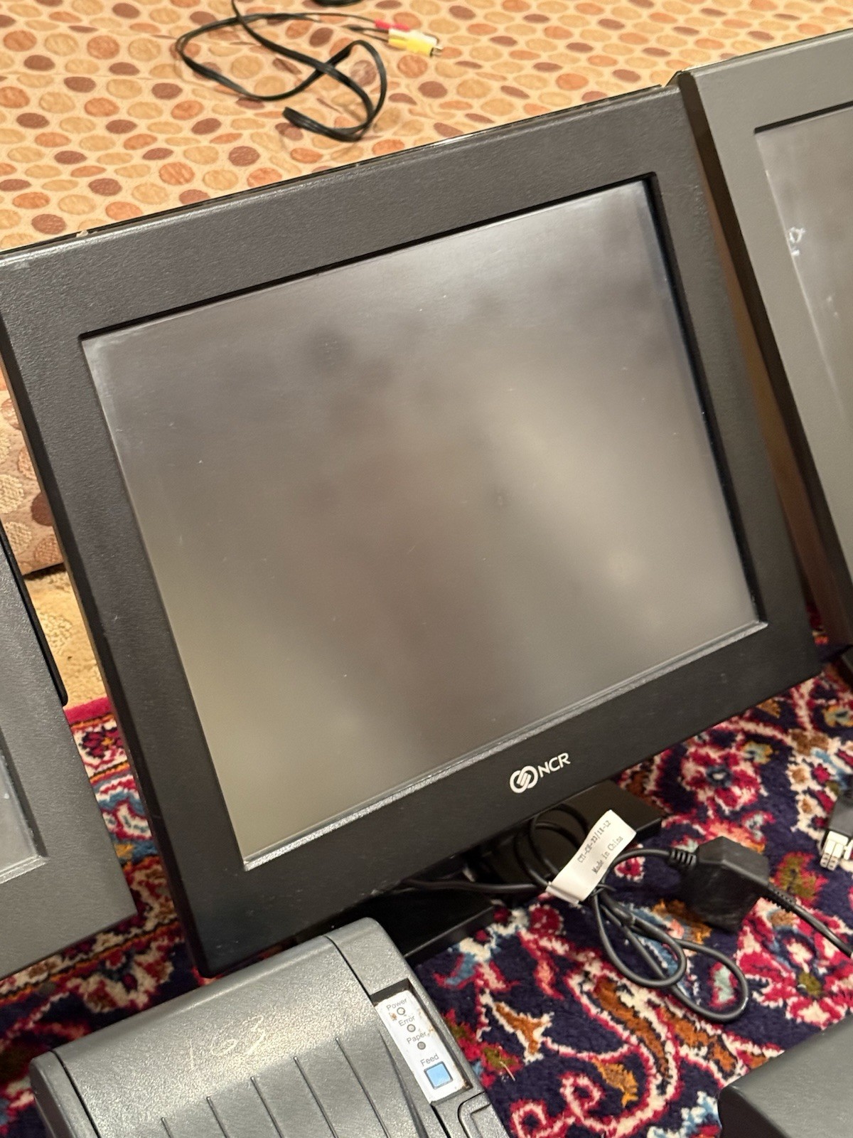NCR Monitors UNTESTED and Receipt Printers Sold As-Is Parts Or Repair Local Only