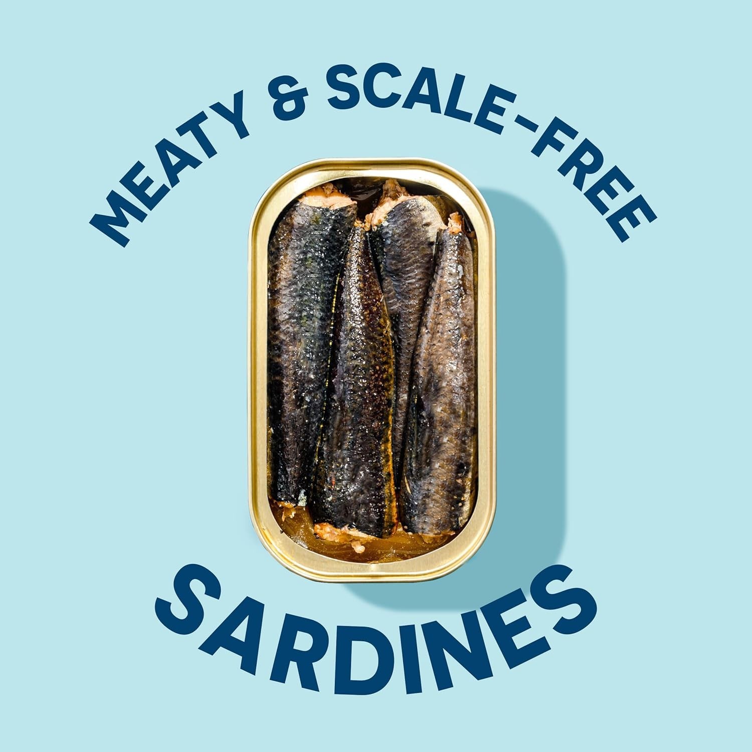 Sustainable Wild Sardines in Water - No Salt Added, 52.8 Ounces, Pack of 12