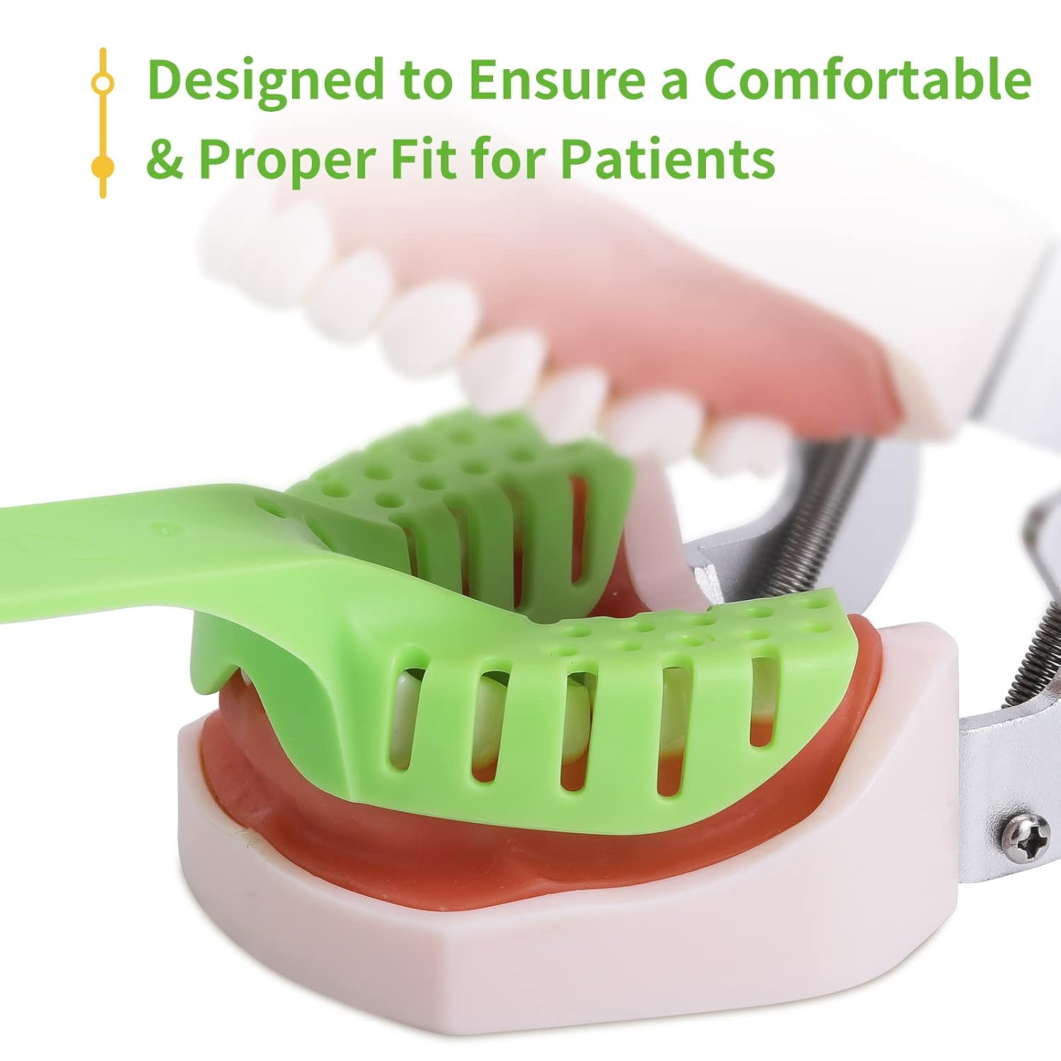 10 PCS Dental Impression Trays Disposable Plastic Small Medium Large Autoclavab