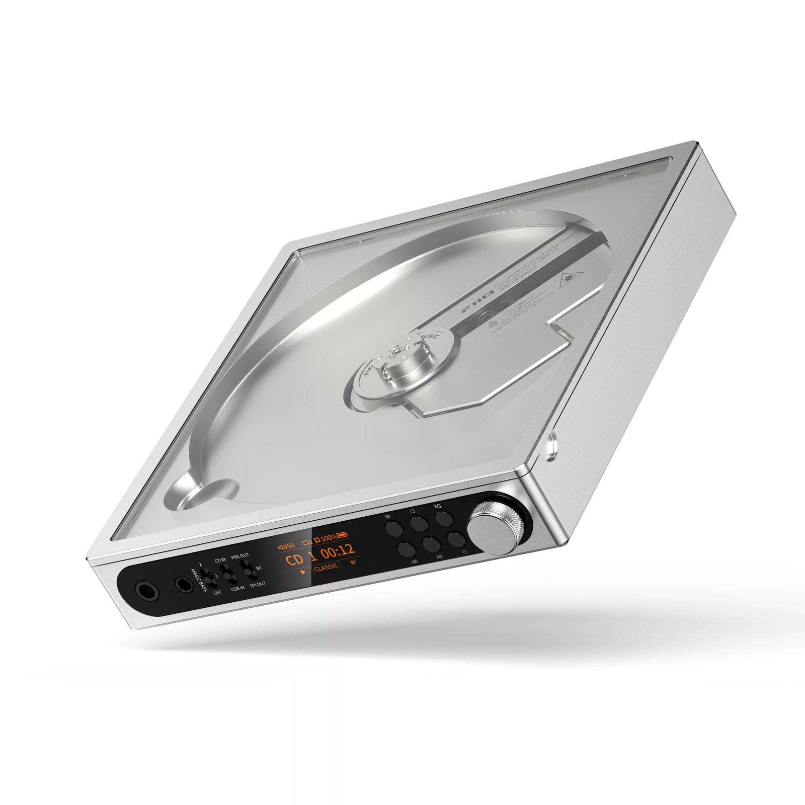 FiiO DM15 AKM Portable Bluetooth CD Player HiFi Player AKM AK4493S LCD Display