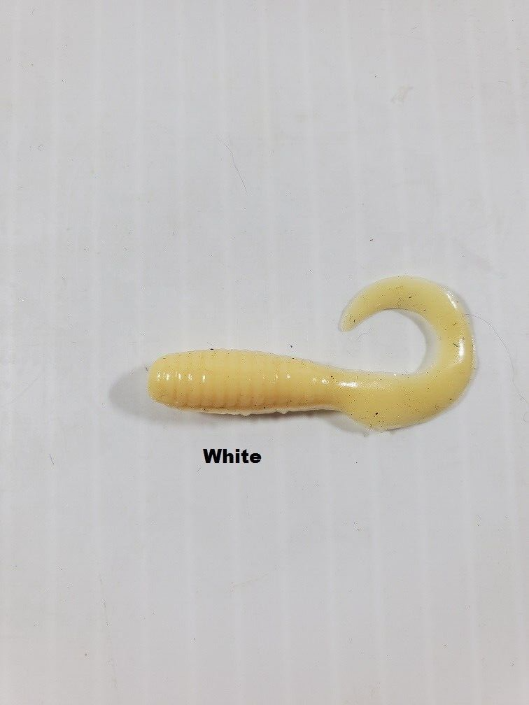 1.5 Inch Curl Tail Grub, 13 Colors