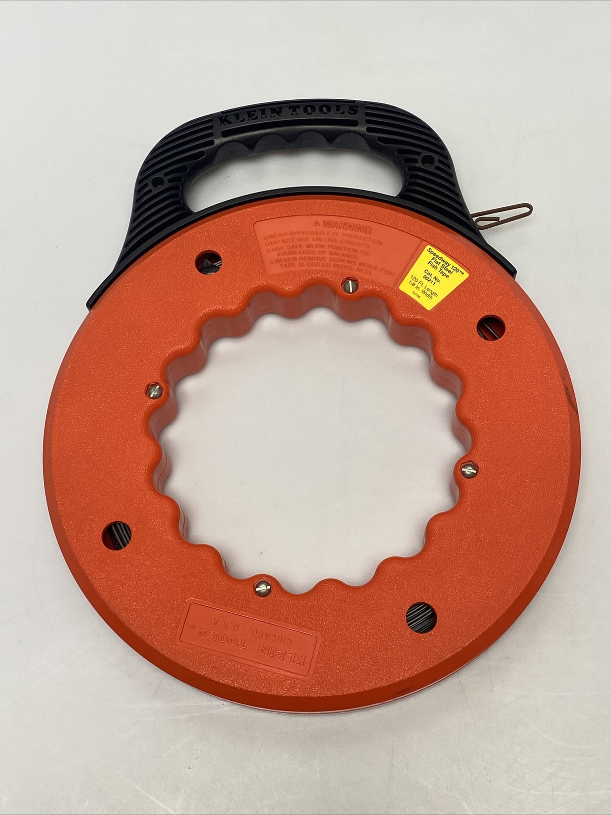 KLEIN TOOLS SPEEDWAY 120-Ft. Length 1/8-In. Width FLAT STEEL FISH TAPE 50211